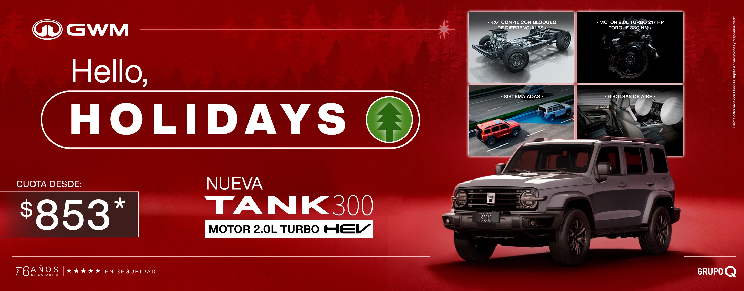 GWM tank 300 - Grupo Q