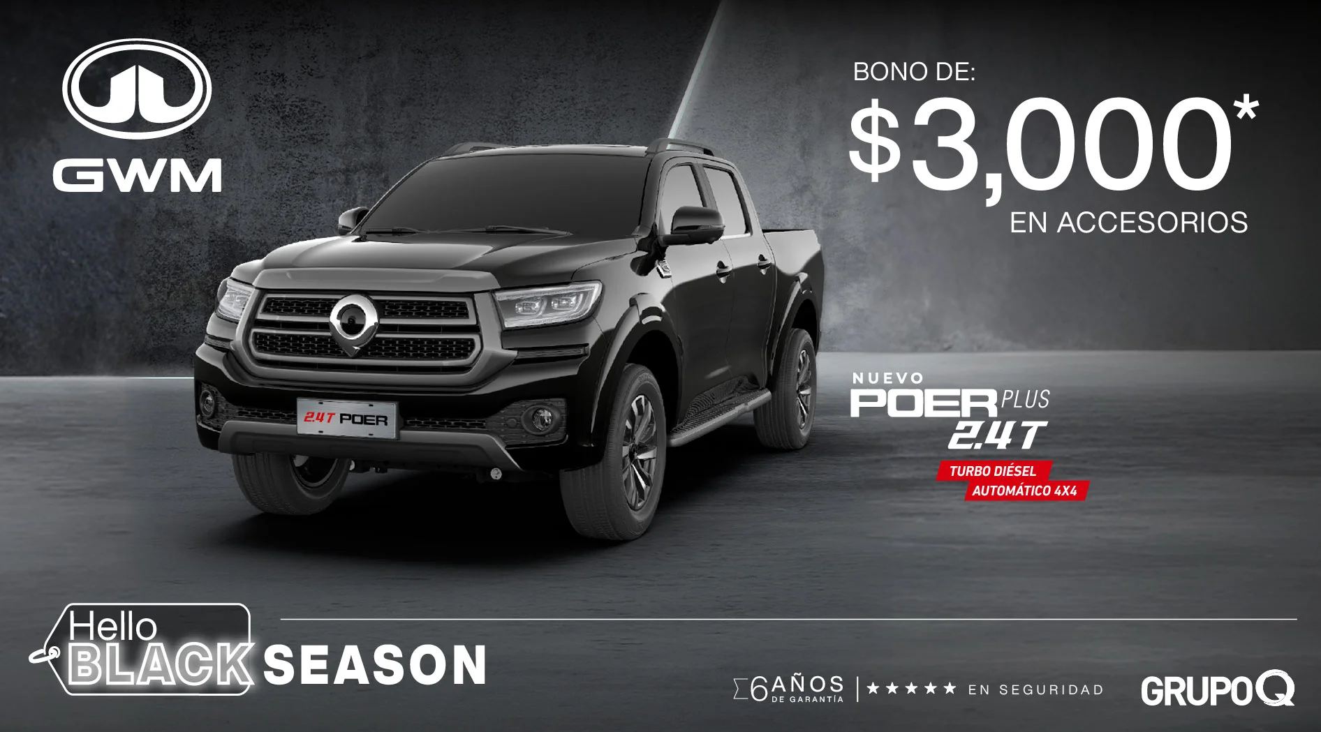 GWM Nuevo Poer Plus 2.4T - Grupo Q